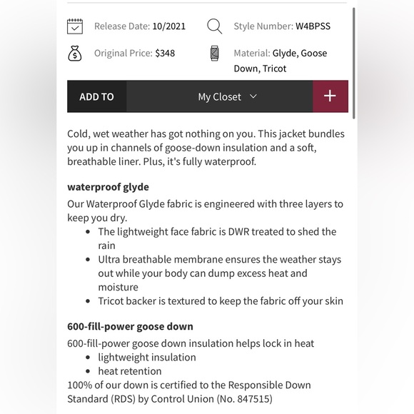 Lululemon Slush Hour Hooded Jacket - Picture 7 of 16